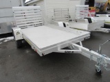 2025 Aluma Flatbed Utility Trailer w/Title