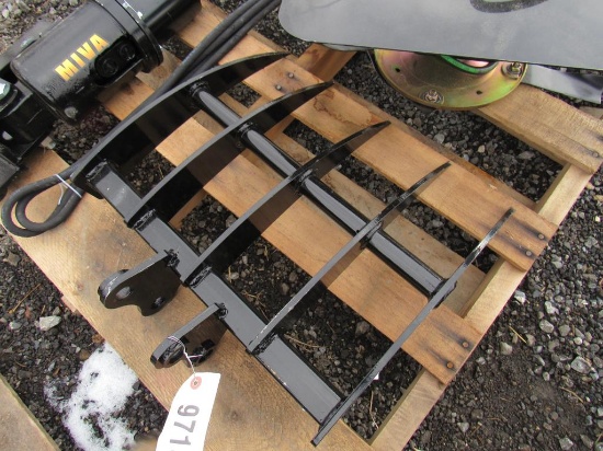 Miva Mini Excavator Root Rake