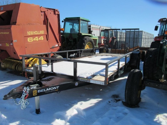 2024 Belmont Flatbed Utility Trailer w/ Title