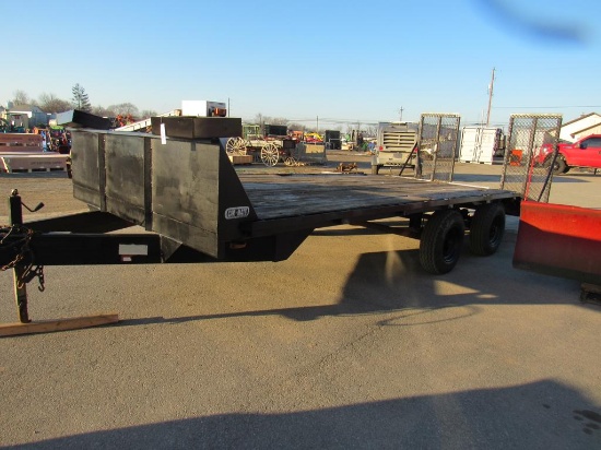 CarMate 20ft Deckover Trailer w/ NO Title