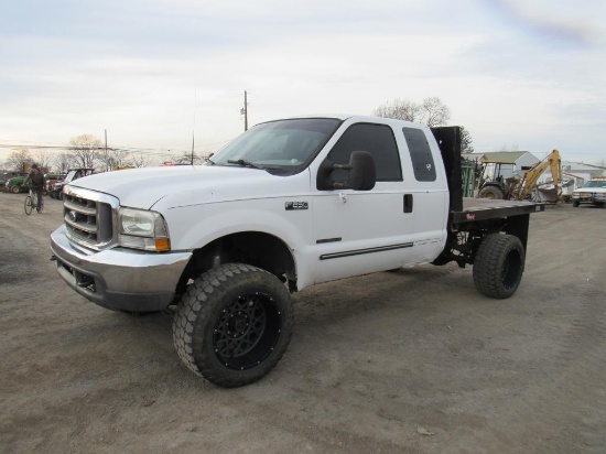 2000 Ford F250 Flatbed Truck w/ Title