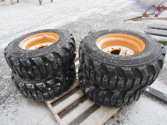 12-16.5 Tires on Wheels