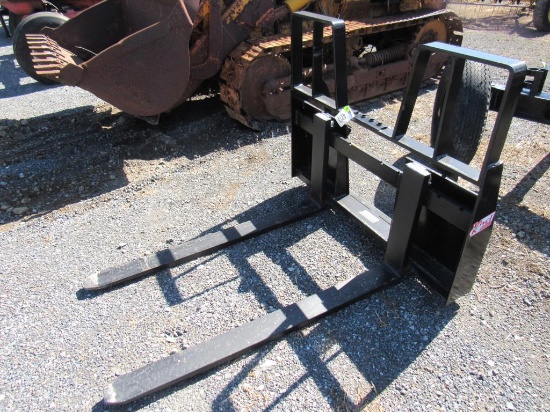 Kivel 48in Pallet Fork Attachment New, 4200LB