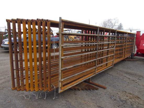24ft Corral Panels w/10ft Gate
