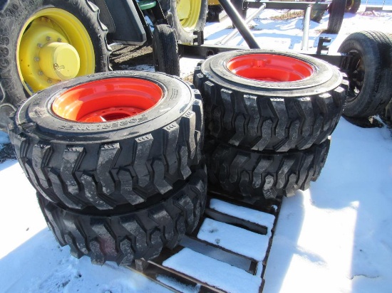 12-16.5 Tires on Wheels