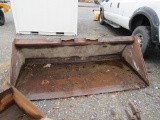 84in Skid Steer Bucket