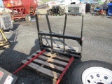 Kivel Dual Prong Bale Spear w/Backframe, New