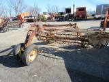 International 35 Hay Rake w/Dolly Wheel
