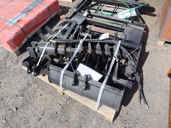 AGT Set of Mini Excavator Attachements