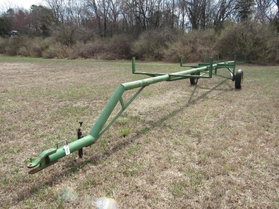 Green Irrigation Pipe Trailer