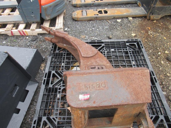 WB Excavator 8in QA Cribbing Bucket