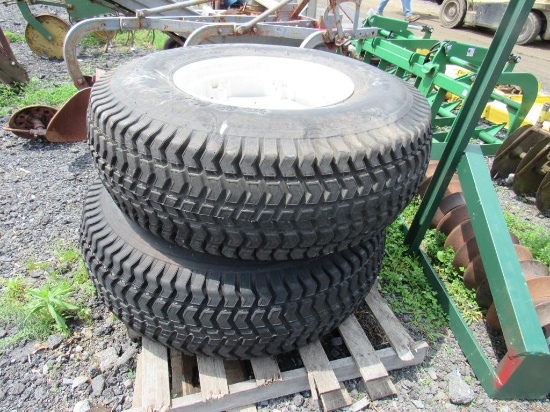 Rear Tractor Tire w/ Rim (pair)