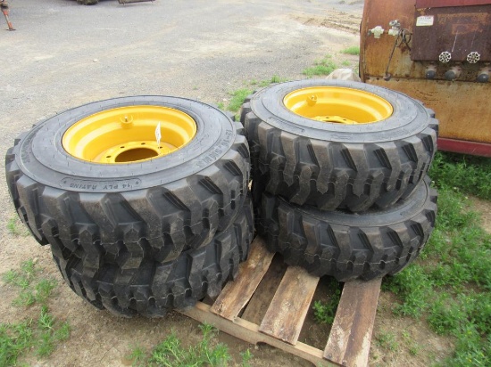 12-16.5 Tires on Wheels (set of 4)