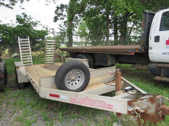2006 Lanchester Skid Steer Trailer w/Title