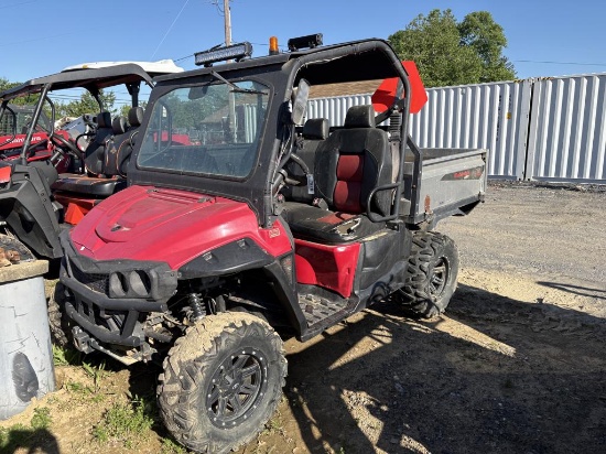 2016 Mahindra XTV750.5 4WD Flex Hauler Gas, Automatic Dump Bed, Brush Guard