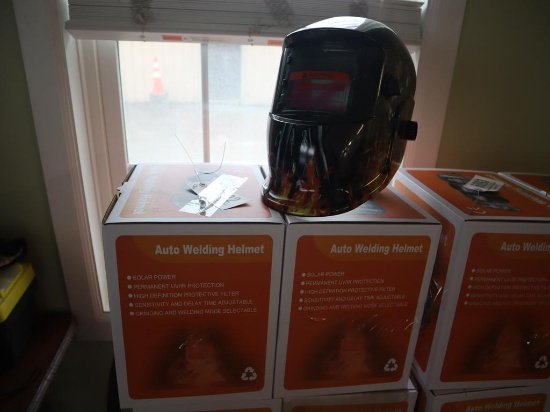 Set of Auto Darkening Welding Helmets
