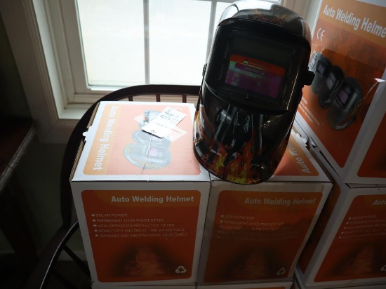 Set of Auto Darkening Welding Helmets