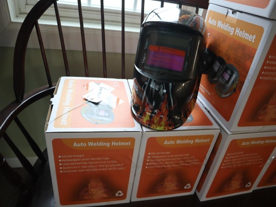 Set of Auto Darkening Welding Helmets