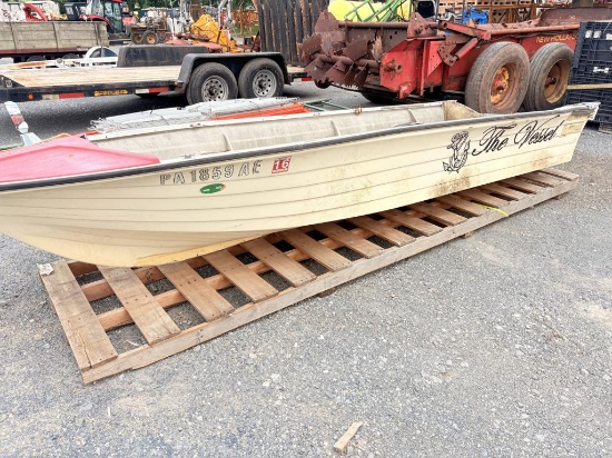12ft Fiberglass Boat