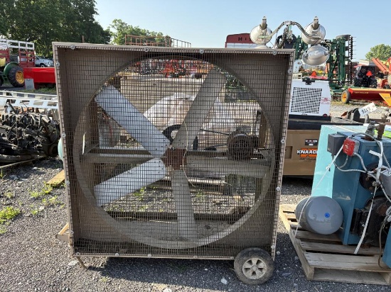 Zimmerman Box Fan On Wheels