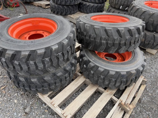12-16.5 Tires on Wheels