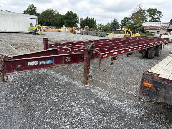 2000 Stephan Green Flatbed Trailer Frame w/Title