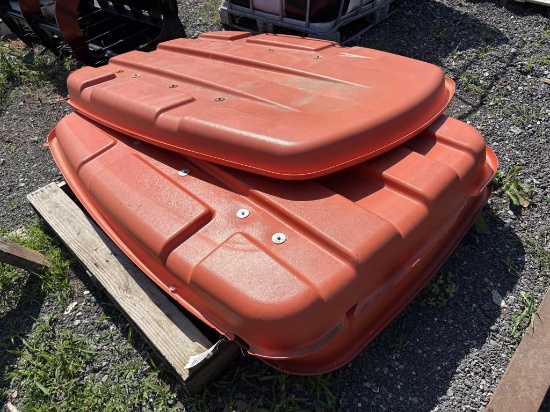 Orange Tractor Canopy