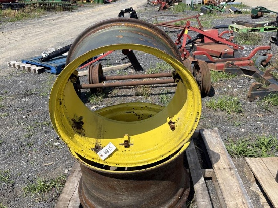 15 x 28 Tractor Rims (pair)