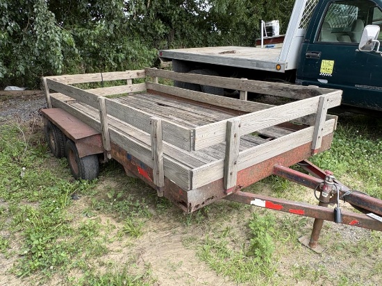 1991 MGS HM122-70 Flatbed Trailer