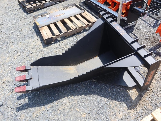 PABREAK Skid Steer Stump Bucket