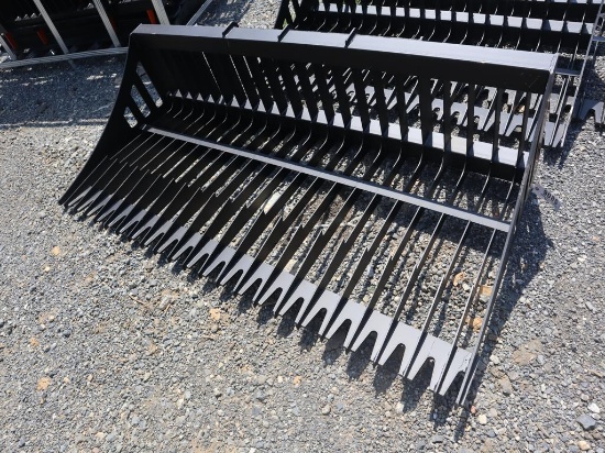 PABREAK Skid Steer Rock Bucket