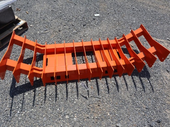 PABREAK Skid Steer Root Rake