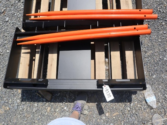 PABREAK Skid Steer Hay Spear
