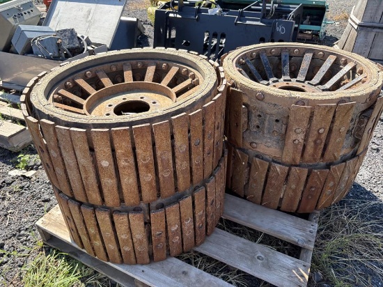 Steel Skidsteer Wheels (set of 4)