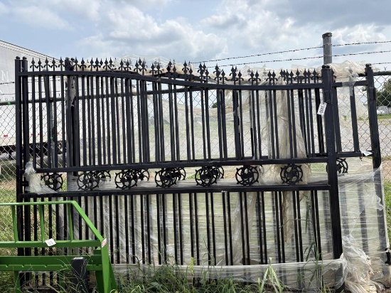 20ft Bi-Parting Wrought Iron Gate