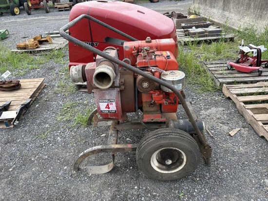4in Homelite Water Pump on Cart