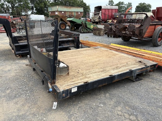 Steel Frame Bed w/Wood Deck