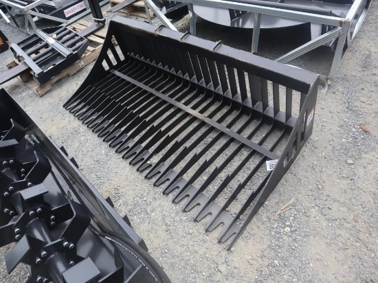 PABREAK Skid Steer Rock Bucket