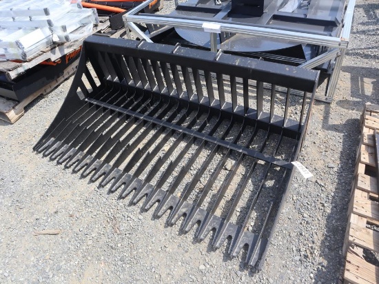 PABREAK Skid Steer Rock Bucket