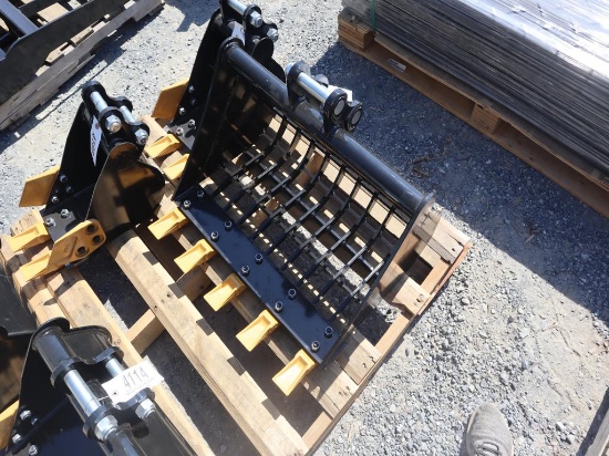 SDLANCH Excavator Grid Bucket