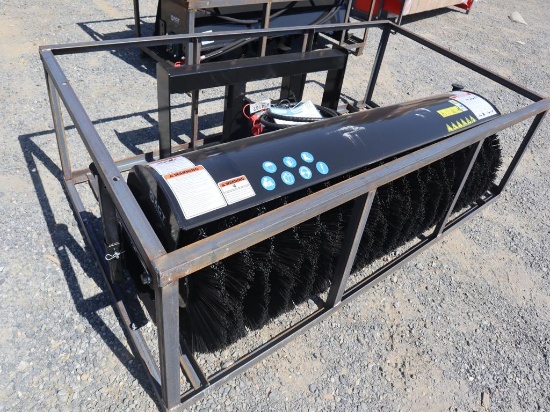 Mower King Skid Steer Angle Broom