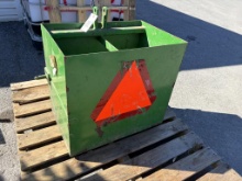 John Deere 3pt Hitch Weight Box