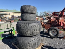 Turf Tires on Rims (set of 4)