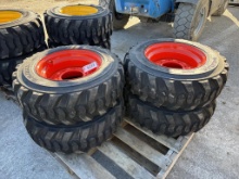 10-16.5 Tires on Wheels for Bobcat