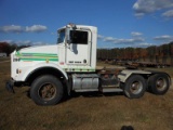 1993 KENWORTH White, Tandem Axle, Eaton Fuller 8 Speed, Front Tires 385/65R