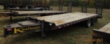2010 KAUFMAN HIGH TENSILE Flatbed, Black, Tandem Axle, Front Tires 235/80R1