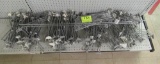 Pile of pegboard hooks and dividers