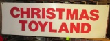 Christmas Toyland sign