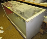 Glass counter display case