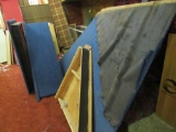Lot of 6 sections of carpeted staging